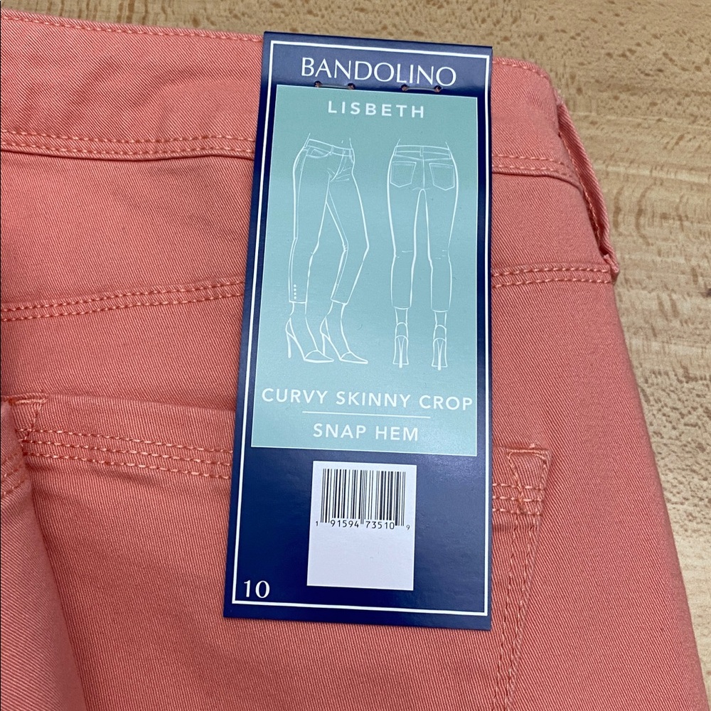 Bandolino Lisbeth NWT Women’s Curvy Skinny Crop Snap hem - Picture 4 of 6